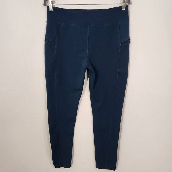 D&Co. Active Teal Cropped Leggings Size Medium - Picture 4 of 7